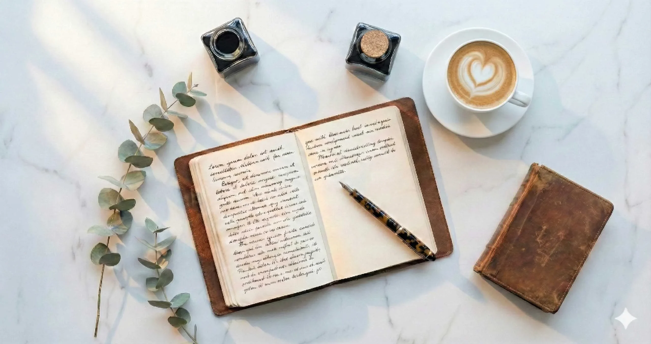 万年筆とノート