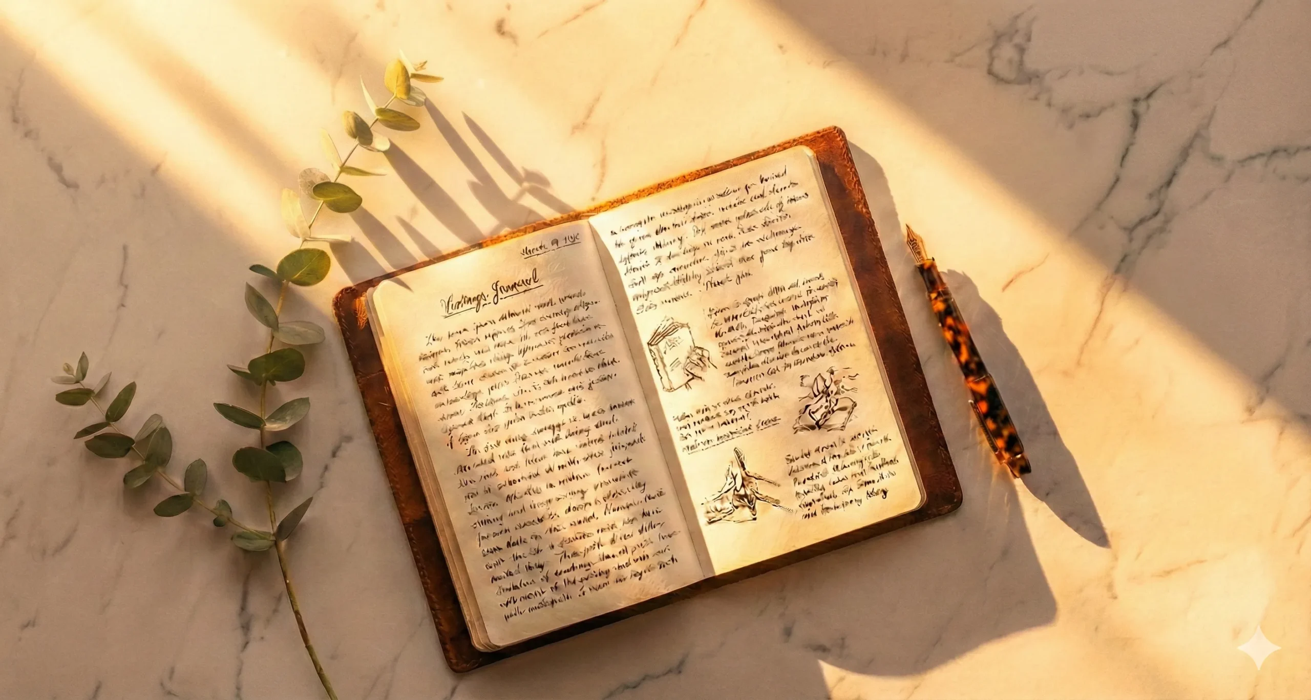 万年筆とノート